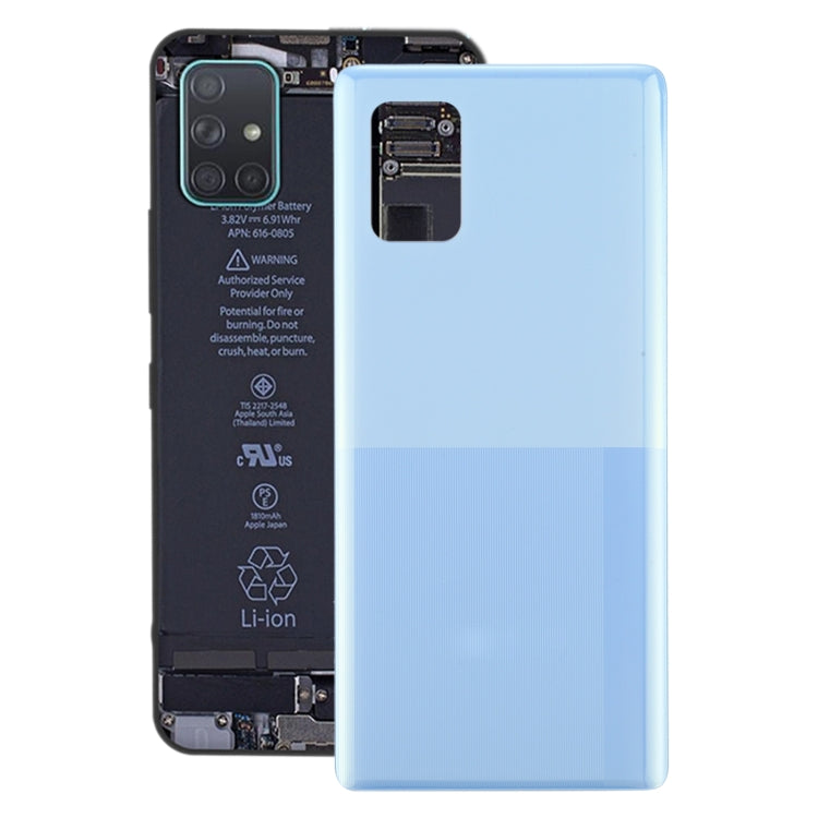 Cache Batterie Arrière pour Samsung Galaxy A51 5G SM-A516 (Bleu)