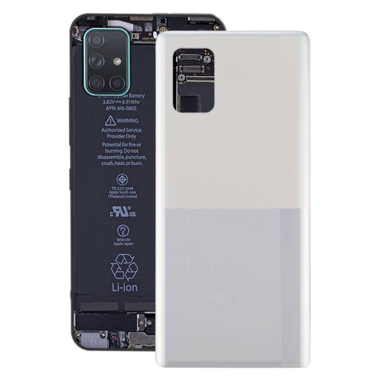 Cache batterie arrière pour Samsung Galaxy A51 5G SM-A516 (Blanc)