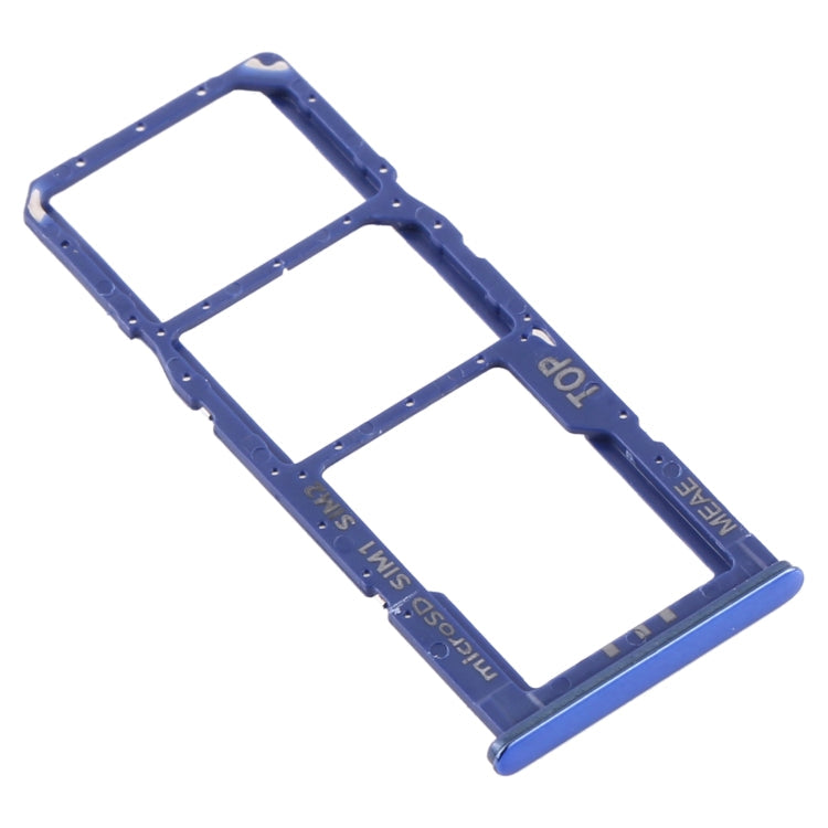 SIM Card Tray + Micro SD Card Tray for Samsung Galaxy M51 SM-M515 (Blue)