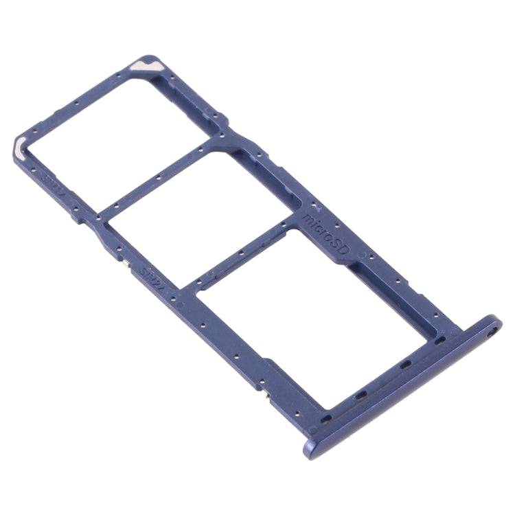SIM Card Tray + Micro SD Card Tray for Samsung Galaxy A11 SM-A115 (Blue)