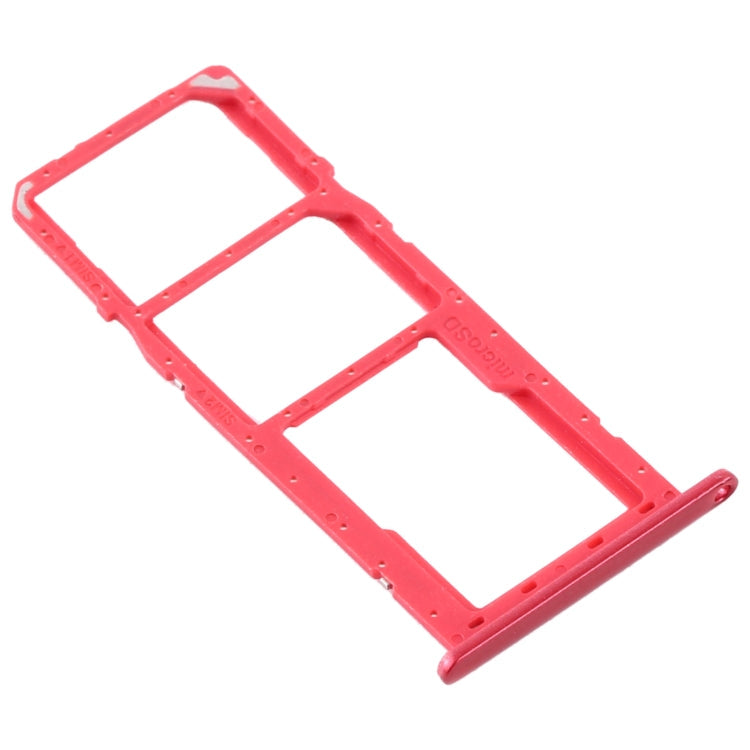 SIM Card Tray + Micro SD Card Tray for Samsung Galaxy A11 SM-A115 (Red)