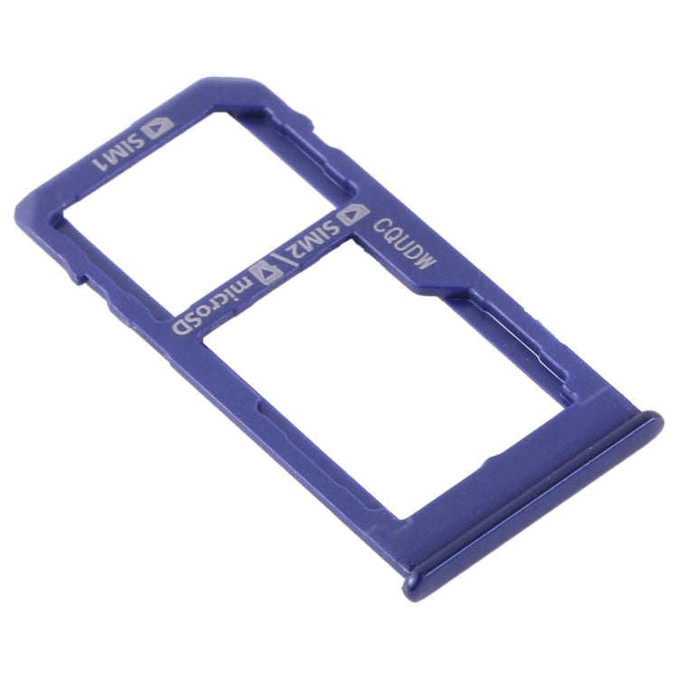 Bandeja de Tarjeta SIM / Bandeja de Tarjeta Micro SD para Samsung Galaxy M40 SM-M405 (Azul Oscuro)