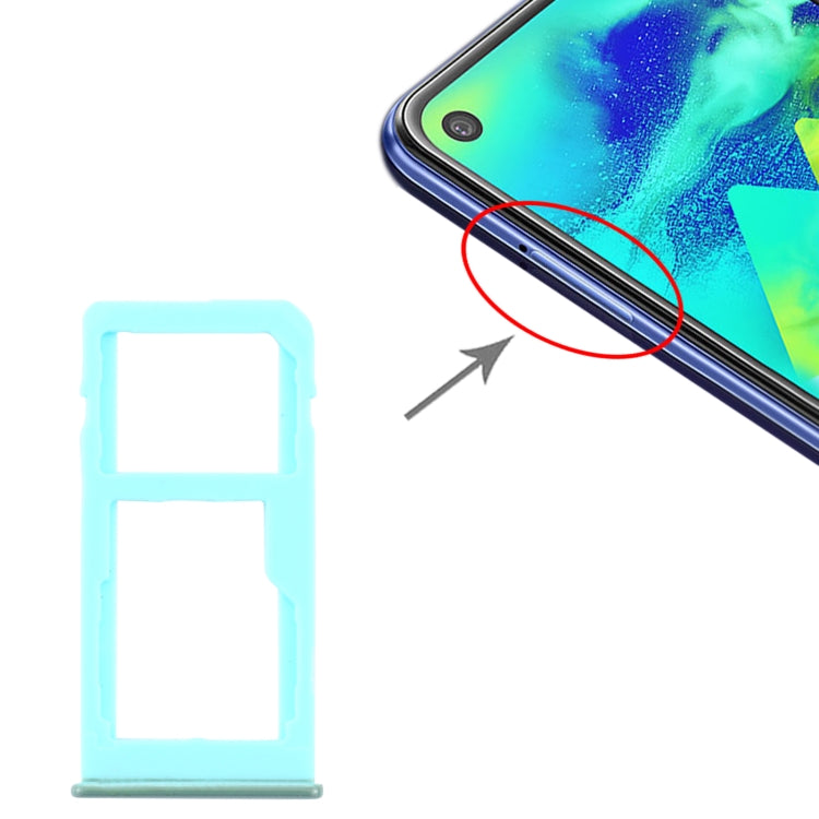 SIM Card Tray / Micro SD Card Tray for Samsung Galaxy M40 SM-M405 (Baby Blue)