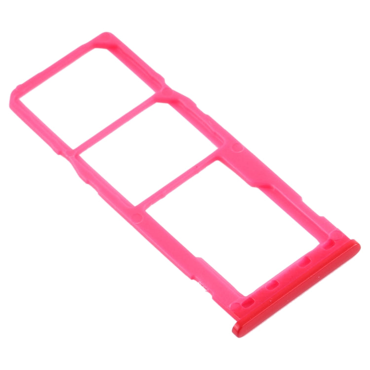 SIM Card Tray + Micro SD Card Tray for Samsung Galaxy M10 SM-M105 (Red)