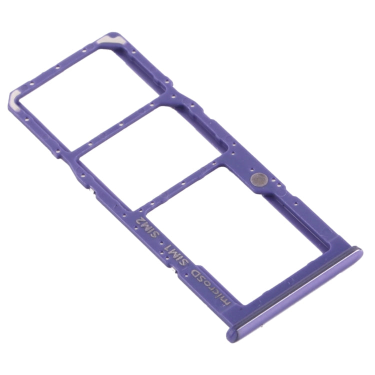 Plateau de carte SIM + plateau de carte Micro SD pour Samsung Galaxy A50s SM-A507 (Violet)