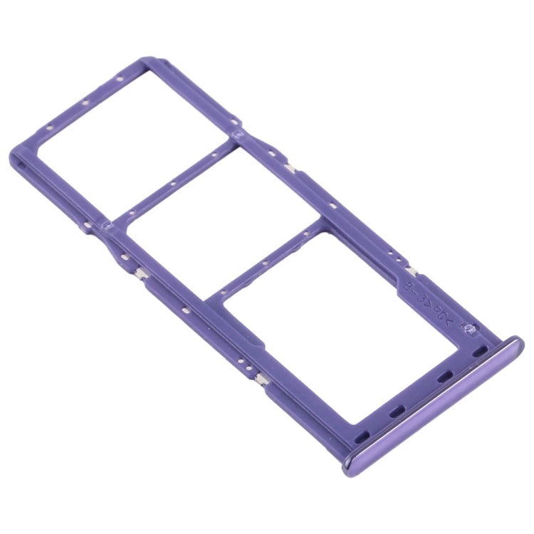 SIM Card Tray + Micro SD Card Tray for Samsung Galaxy A50s SM-A507 (Purple)