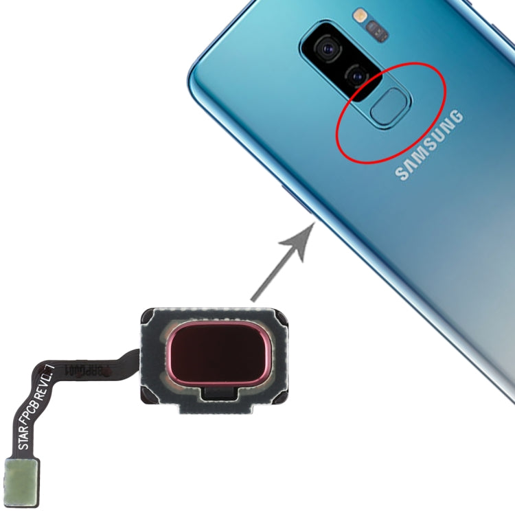 Fingerprint Sensor Flex Cable for Samsung Galaxy S9 / S9+ (Red)