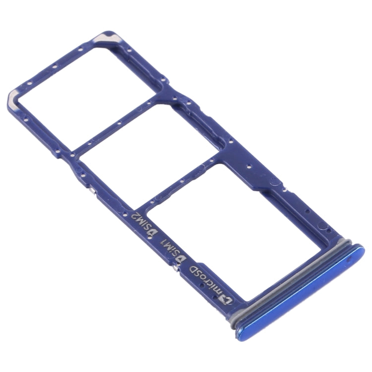 SIM Card Tray + Micro SD Card Tray for Samsung Galaxy A9 (2018) SM-A920 (Blue)