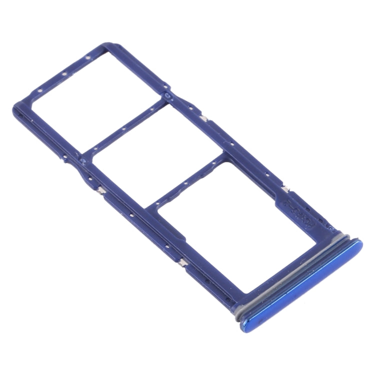 SIM Card Tray + Micro SD Card Tray for Samsung Galaxy A9 (2018) SM-A920 (Blue)