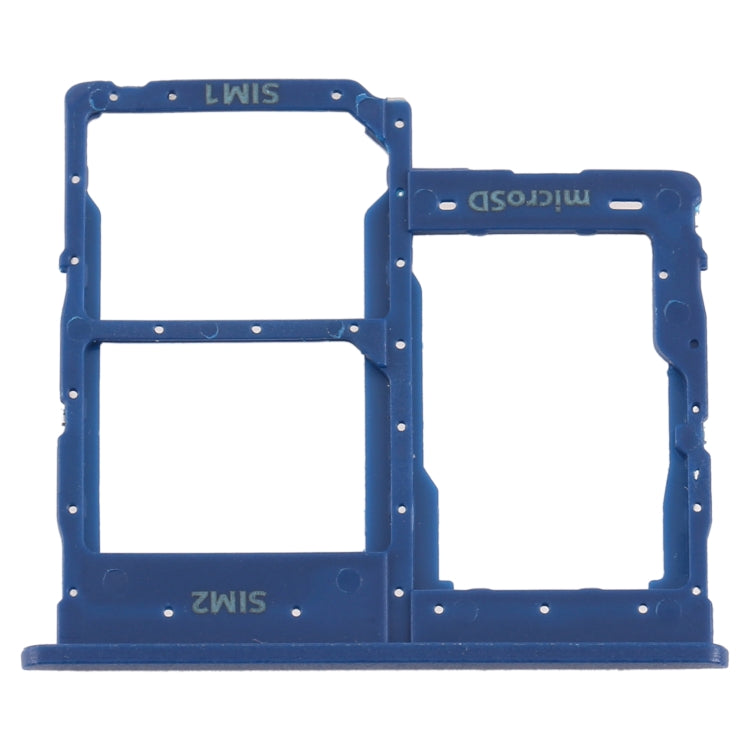Plateau de carte SIM + plateau de carte Micro SD pour Samsung Galaxy A01 Core SM-A013 (Bleu)