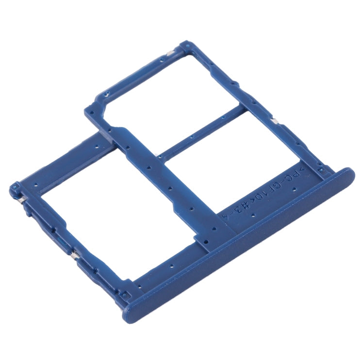 SIM Card Tray + Micro SD Card Tray for Samsung Galaxy A01 Core SM-A013 (Blue)