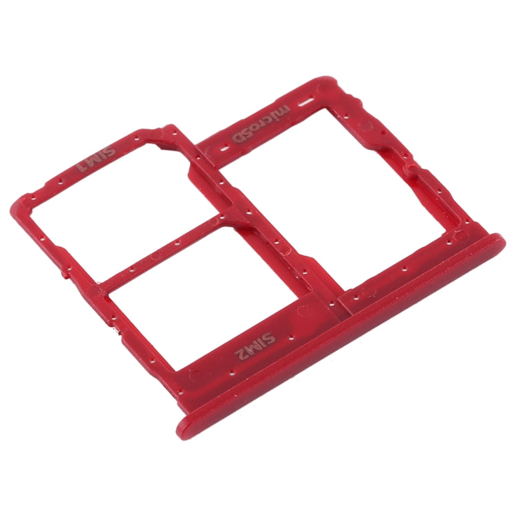 Plateau de Carte SIM + Plateau de Carte Micro SD pour Samsung Galaxy A01 Core SM-A013 (Rouge)