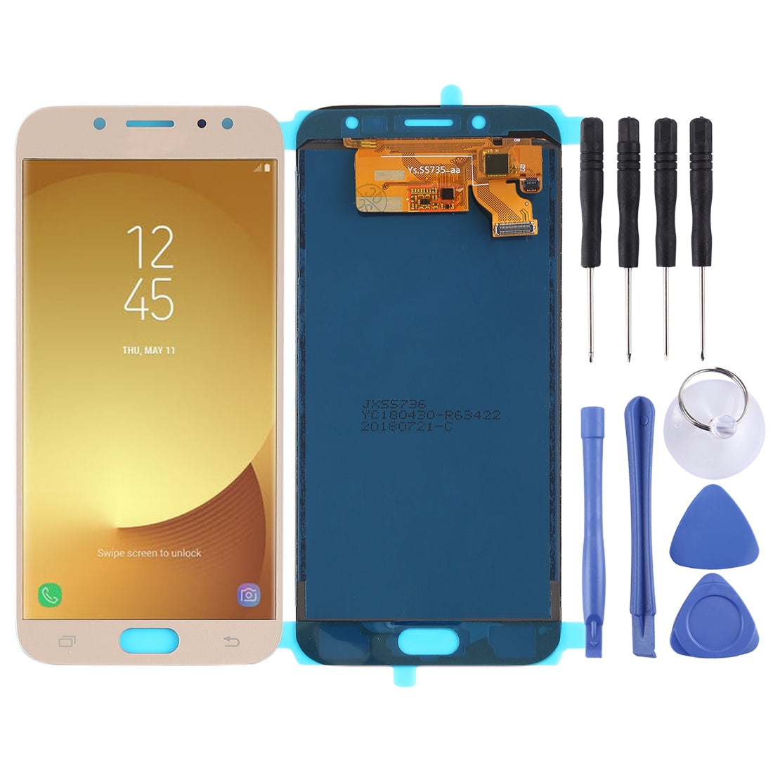 LCD Screen + Touch Digitizer (TFT) Samsung Galaxy J7 (2017) J730 Gold