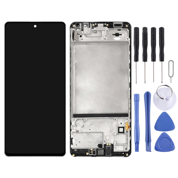 Original LCD Screen and Touch Digitizer with frame for Samsung Galaxy M51 SM-M515