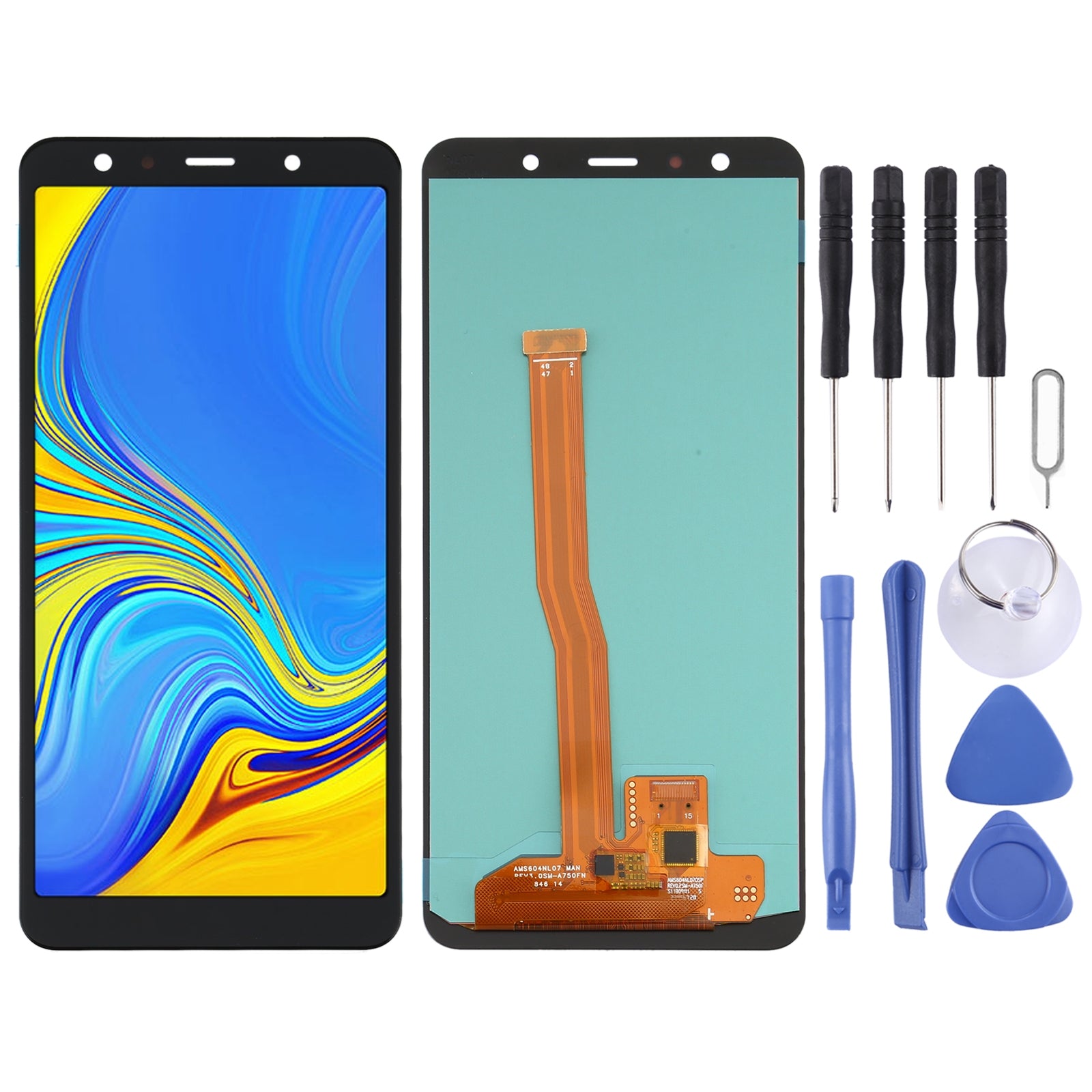 Ecran LCD + Vitre Tactile (Version Oled) Samsung Galaxy A7 (2018) A750