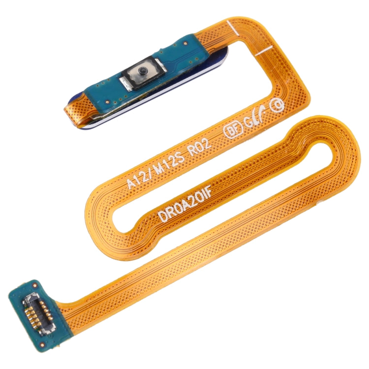 Fingerprint Sensor Flex Cable for Samsung Galaxy M12 / A12 / SM-A125 / M125 (Blue)