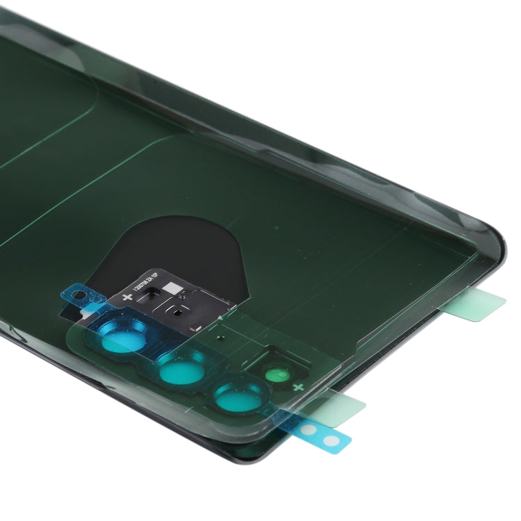 Coque arrière de batterie avec cache d'objectif d'appareil photo pour Samsung Galaxy Note 20 (noir)