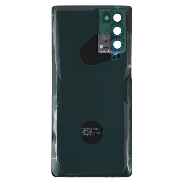 Coque arrière de batterie avec cache d'objectif d'appareil photo pour Samsung Galaxy Note 20 (vert)