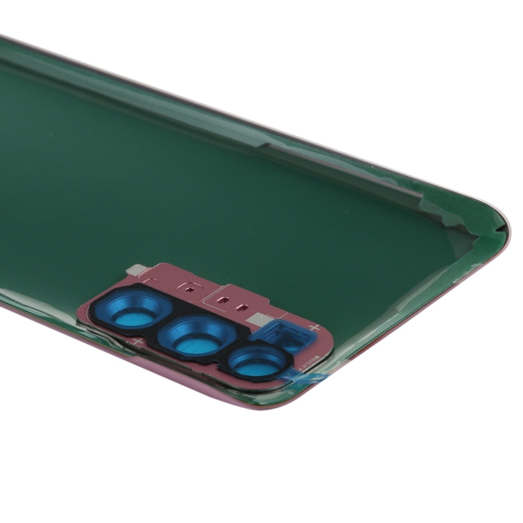 Coque arrière de batterie avec cache d'objectif d'appareil photo pour Samsung Galaxy S20 (rose)