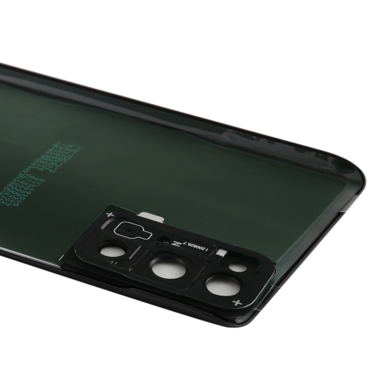 Couvercle de batterie arrière avec couvercle d'objectif d'appareil photo pour Samsung Galaxy S20 Fe (noir)