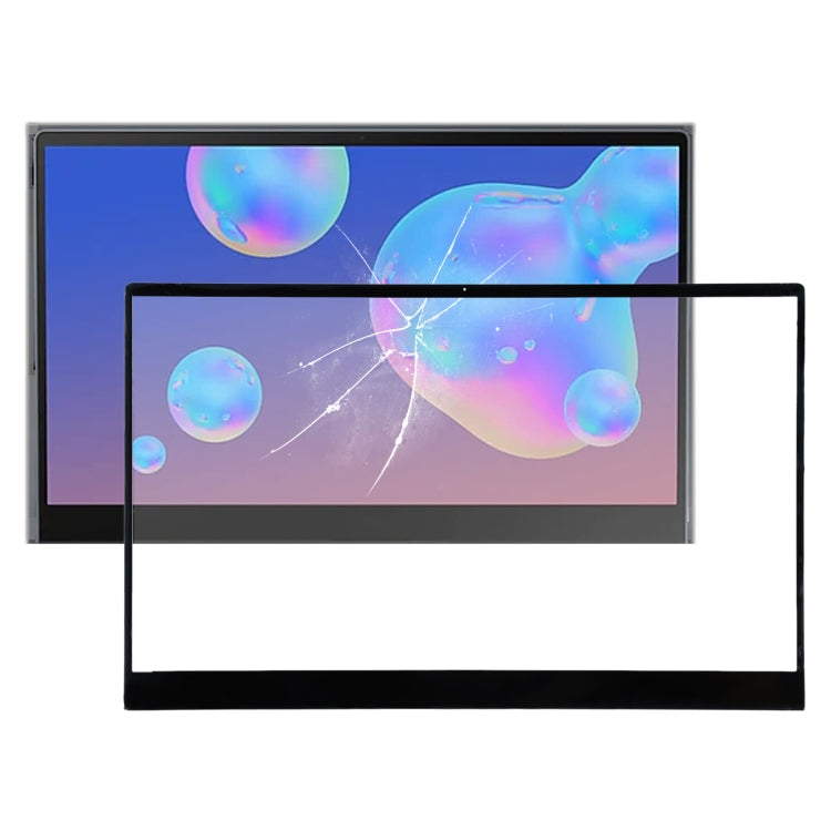 Outer Front Screen Lens for Samsung Galaxy Book S SM-W767 (Black)