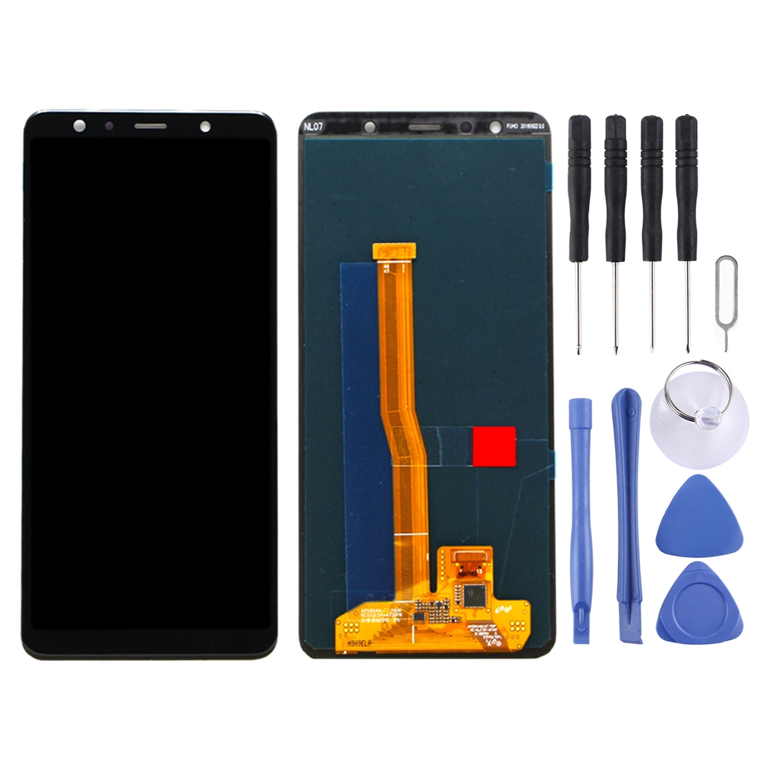 Ecran LCD + Vitre Tactile Samsung Galaxy A7 (2018) A750F Noir