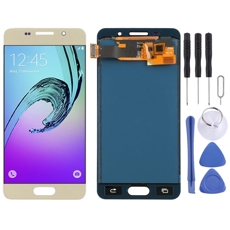 LCD Screen and Digitizer (TFT material) for Samsung Galaxy A3 (2016) A310F A310F / DS A310M A310M / DS A310Y (Gold)