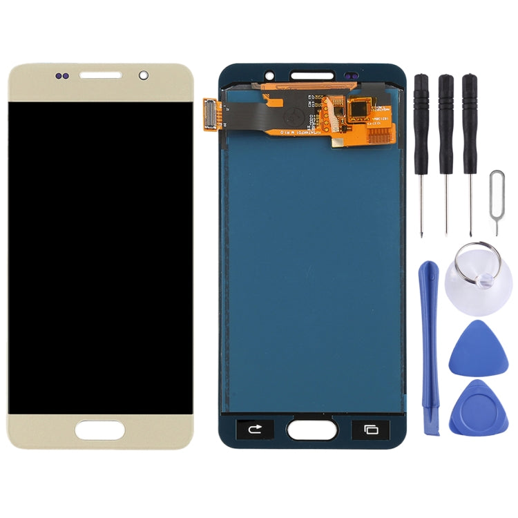 Pantalla LCD y Digitalizador (material TFT) para Samsung Galaxy A3 (2016) A310F A310F / DS A310M A310M / DS A310Y (Dorado)