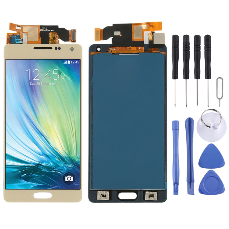 LCD Screen and Touch Digitizer (TFT material) for Samsung Galaxy A5 A500F A500FU A500M A500Y A500YZ (Gold)