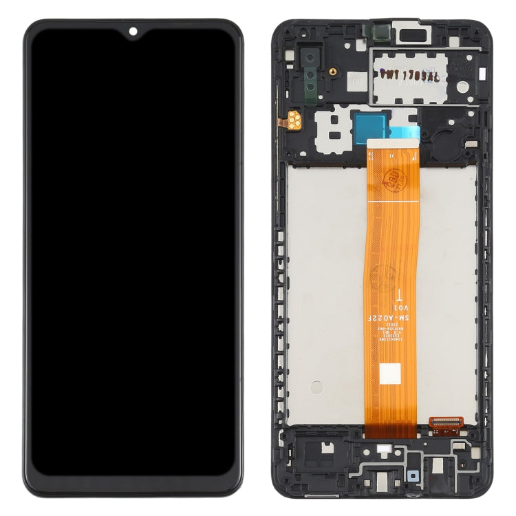 Pantalla LCD Original y Táctil Digitalizador con marco para Samsung Galaxy A02 SM-A022