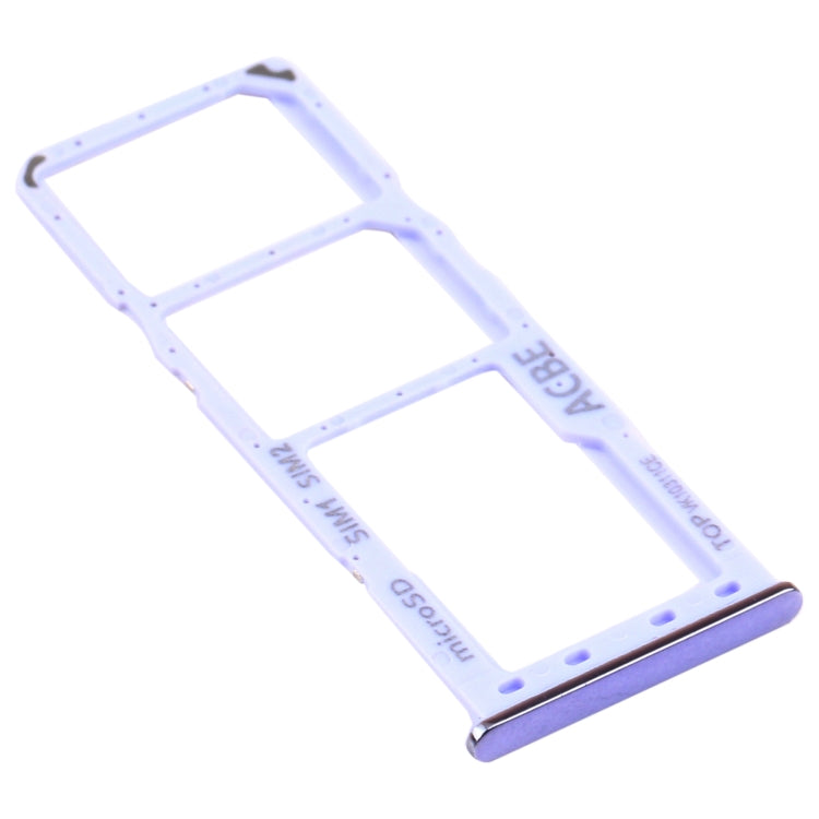 SIM Card Tray + Micro SD Card Tray for Samsung Galaxy A32 SM-A325 (Purple)