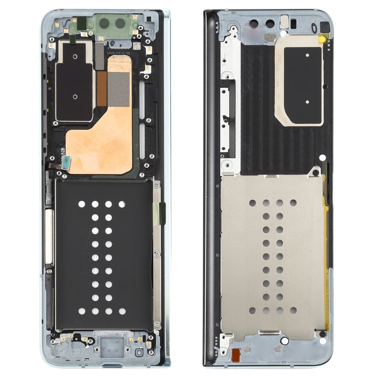 Placa de Marco Medio para Samsung Galaxy Doble SM-F900 (plata)