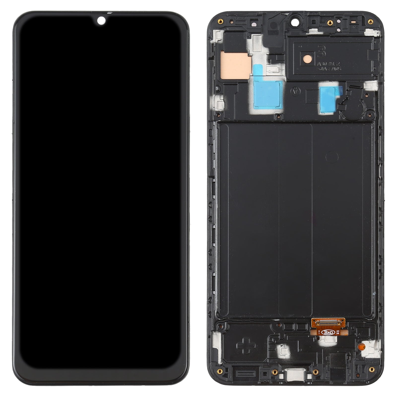 Full Screen LCD + Touch + Frame (Oled) Samsung Galaxy A30 A305 Black