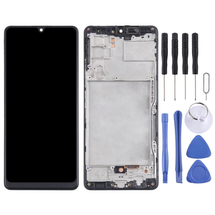 Material TFT Pantalla LCD y Digitalizador Conjunto completo con marco para Samsung Galaxy A42 5G SM-A426 no soportando identificación de Huellas Dactilares