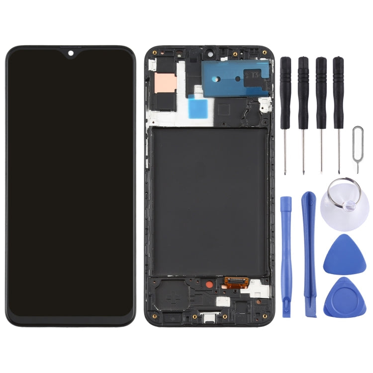 Original Super AMOLED LCD screen and digitizer with frame for Samsung Galaxy A30S