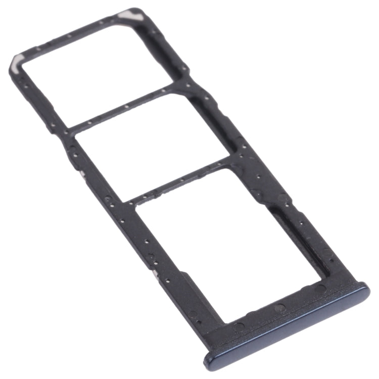 SIM Card Tray + Micro SD Card Tray for Samsung Galaxy M12 SM-M127 (Black)