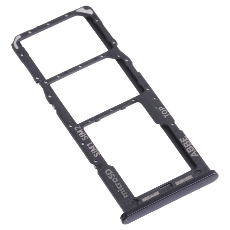 SIM Card Tray + Micro SD Card Tray for Samsung Galaxy A22 SM-A225 (Black)