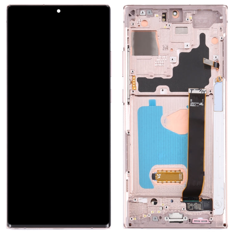 LCD Screen and Touch Digitizer with Frame for Samsung Galaxy Note 20 Ultra SM-N986 (5G Version) (Gold)