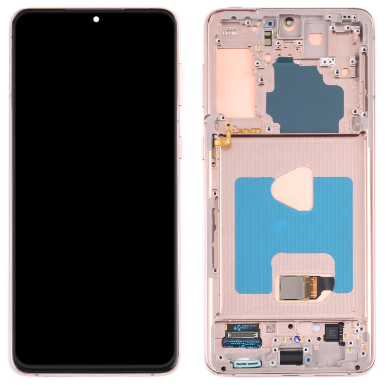 LCD Screen and Digitizer with Frame for Samsung Galaxy S21+ (5G) SM-G996 (Gold)