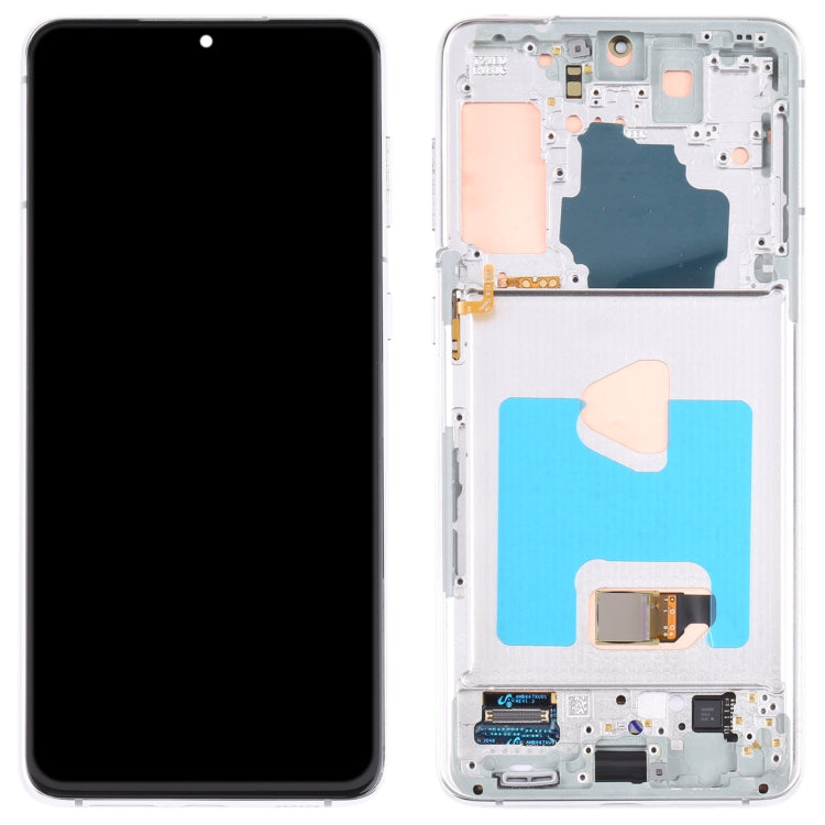 Écran LCD et numériseur avec cadre pour Samsung Galaxy S21+ (5G) SM-G996 (Argent)