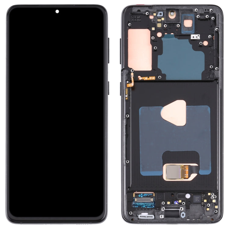 Écran LCD et numériseur avec cadre pour Samsung Galaxy S21+ (5G) SM-G996 (Noir)