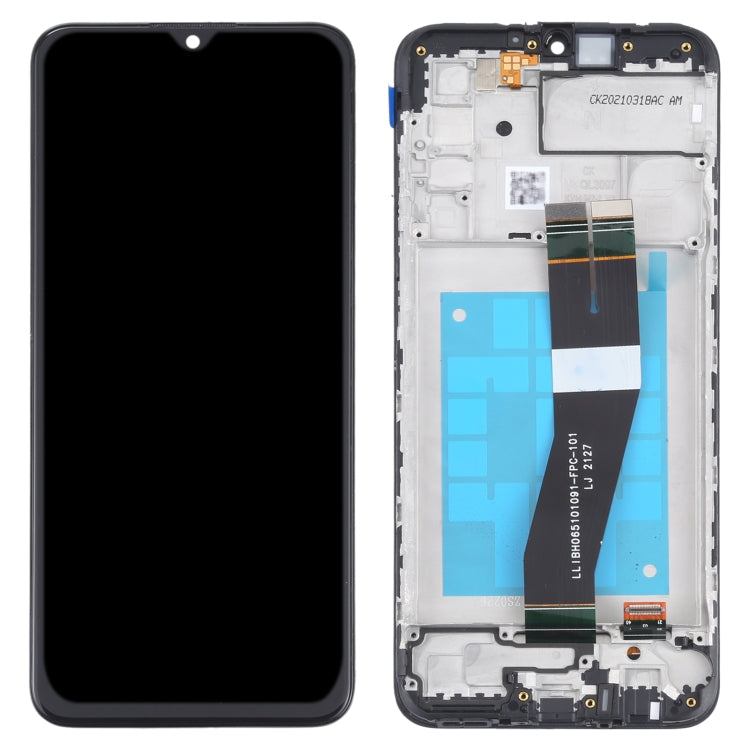 LCD Screen and Touch Digitizer with frame for Samsung Galaxy M02S (NL version)