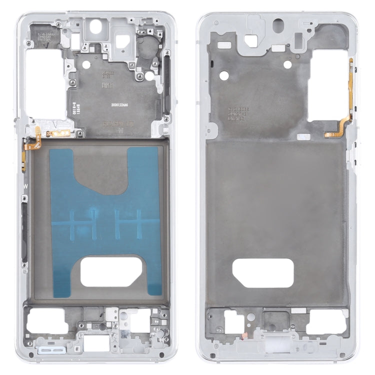 Plaque de cadre intermédiaire pour Samsung Galaxy S21 (argent)