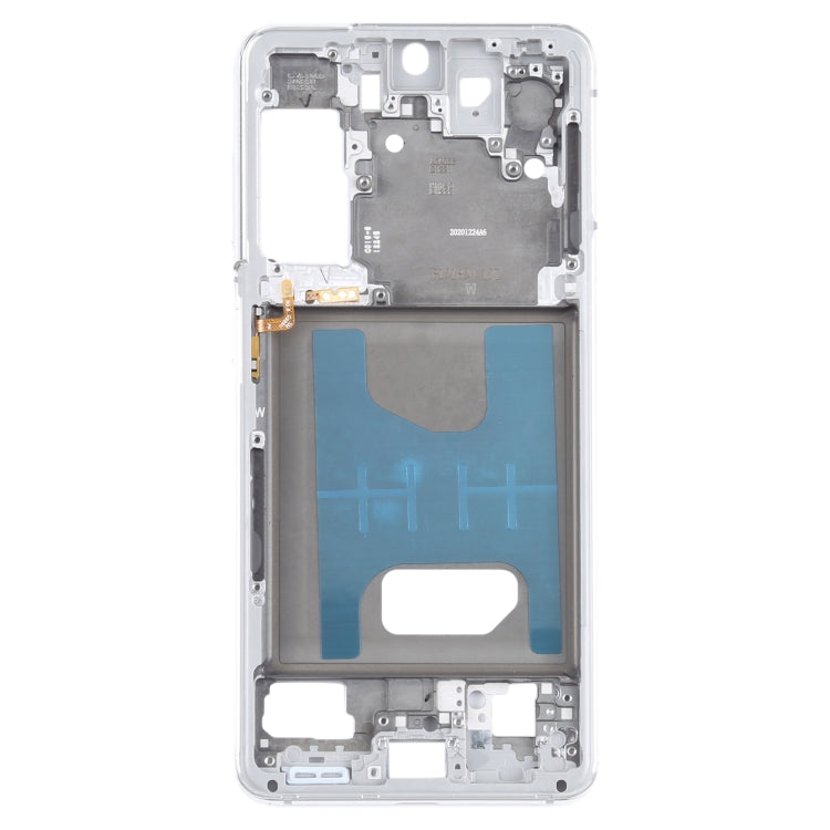 Plaque de cadre intermédiaire pour Samsung Galaxy S21 (argent)