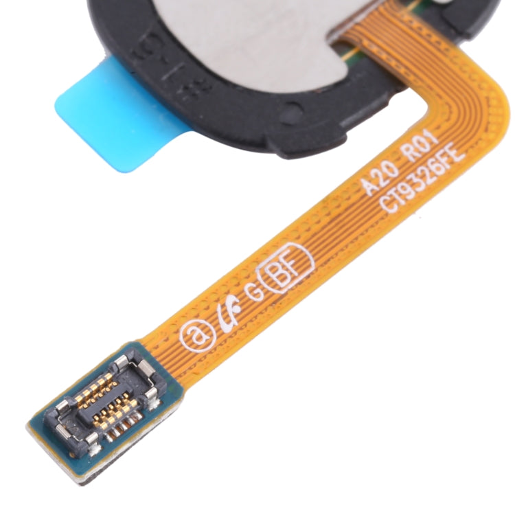 Cable Flex del Sensor de Huellas Dactilares para Samsung Galaxy A20E / A20 (Negro)