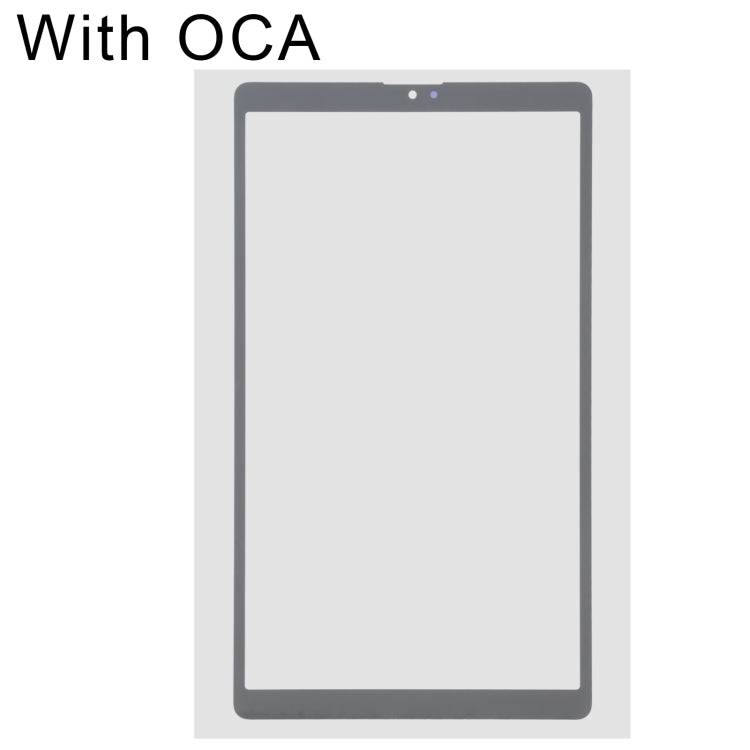 Vitre d'écran extérieure avec adhésif OCA pour Samsung Galaxy Tab A7 Lite SM-T225 (LTE) (Noir)