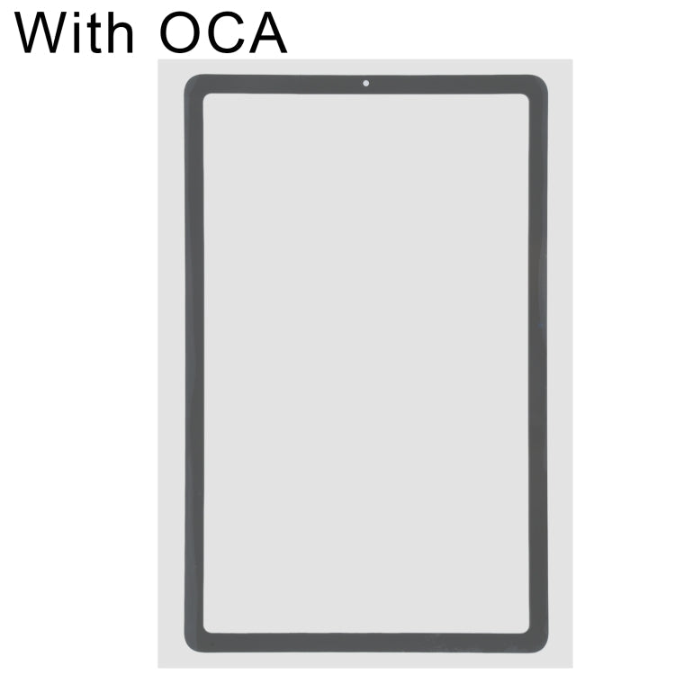 Vitre d'écran extérieure avec adhésif OCA pour Samsung Galaxy Tab S6 Lite SM-P610 / P615 (Noir)