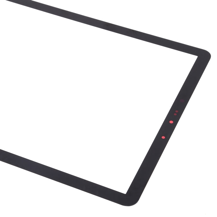 Lentille en verre extérieure de l'écran avant avec adhésif OCA pour Samsung Galaxy Tab S4 10.5 / SM-T830 / T835 (Noir)