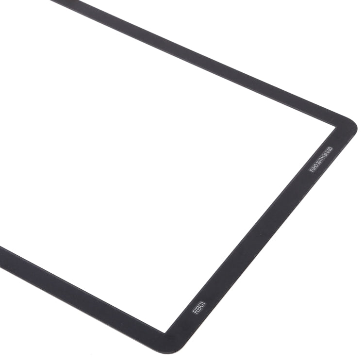 Lentille en verre extérieure de l'écran avant avec adhésif OCA pour Samsung Galaxy Tab S4 10.5 / SM-T830 / T835 (Noir)