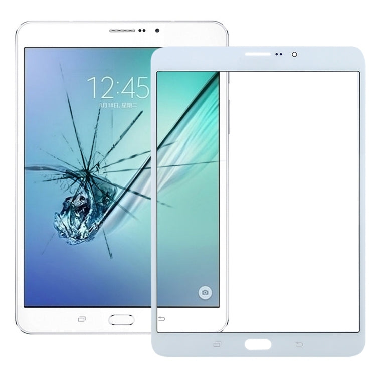 Vitre d'écran extérieure avec adhésif OCA pour Samsung Galaxy Tab S2 8.0 LTE / T719 (Blanc)